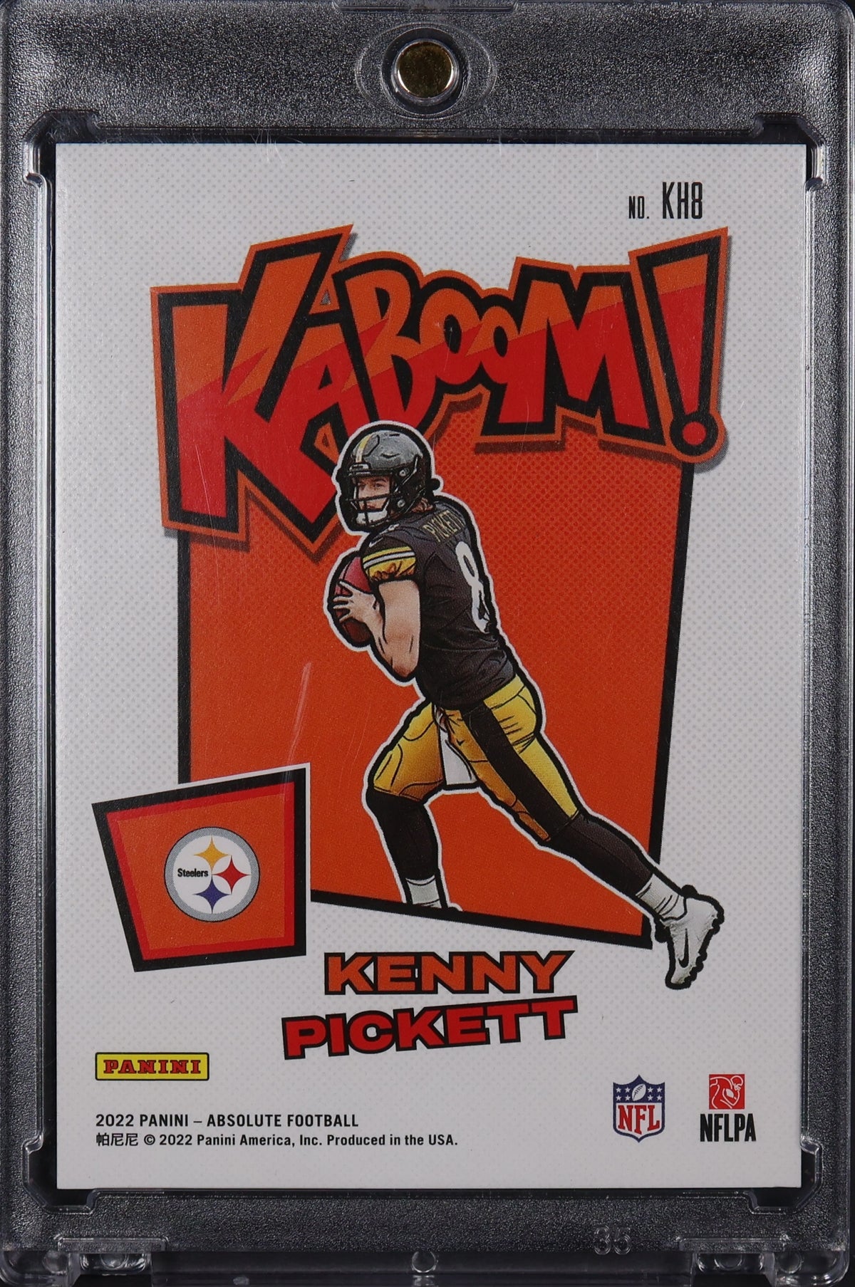 2022 Panini Absolute #KH8 Kenny Pickett Kaboom Horizontal