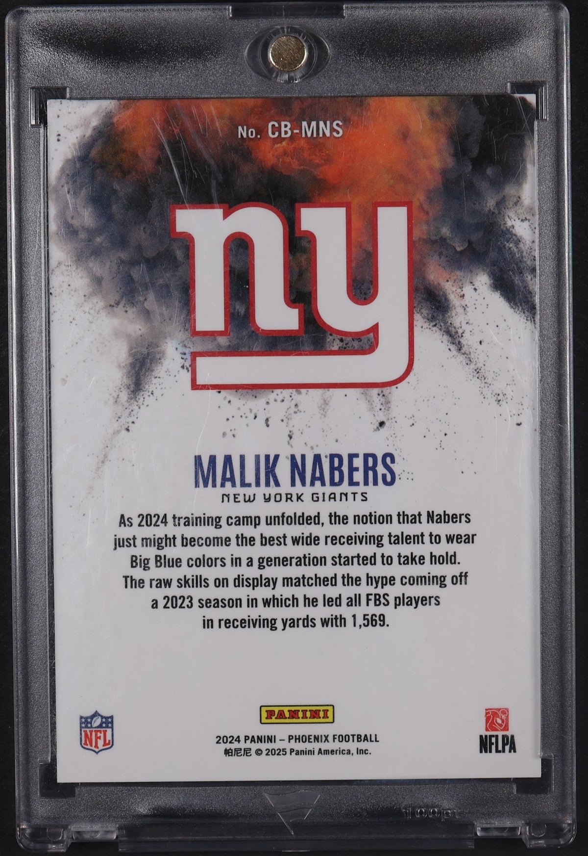 2024 Panini Phoenix #CB-MNS Malik Nabers Color Blast