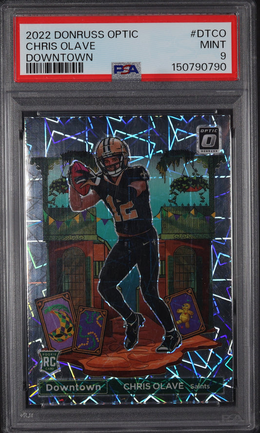 2022 Donruss #DT-CO Chris Olave Downtown! PSA 9