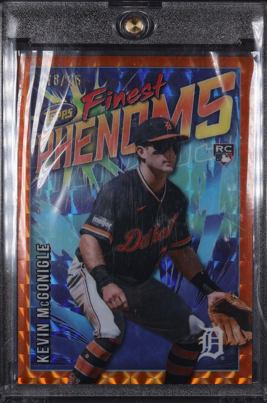 2026 Finest #FF-21 Kevin McGonigle Phenoms Orange Geometric Refractors #/25