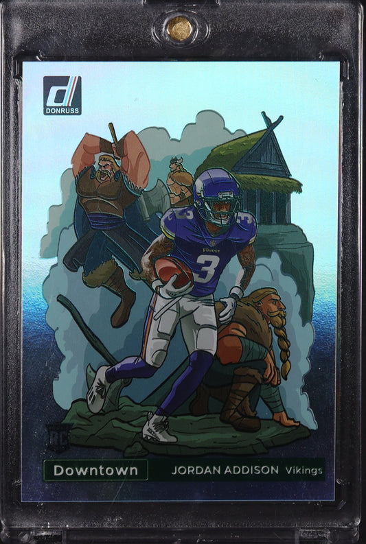 2023 Donruss #D-18 Jordan Addison Downtown!