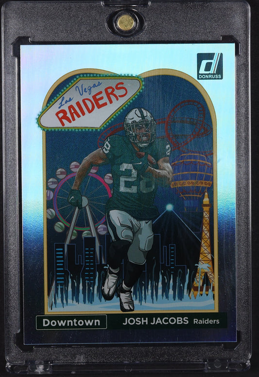 2023 Donruss #D-12 Josh Jacobs Downtown!