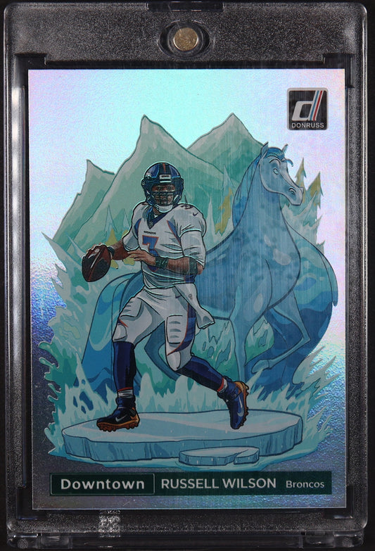 2022 Donruss #DT-RW Russell Wilson Downtown!