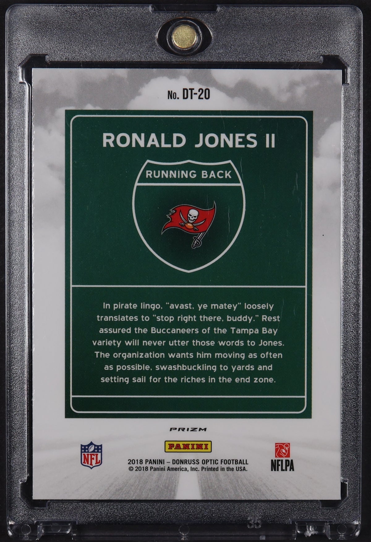 2018 Donruss Optic #DT-20 Ronald Jones II Downtown