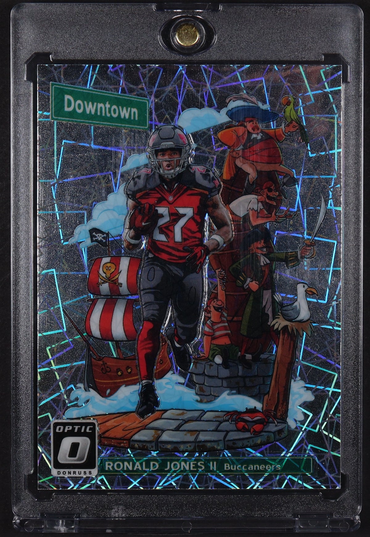 2018 Donruss Optic #DT-20 Ronald Jones II Downtown