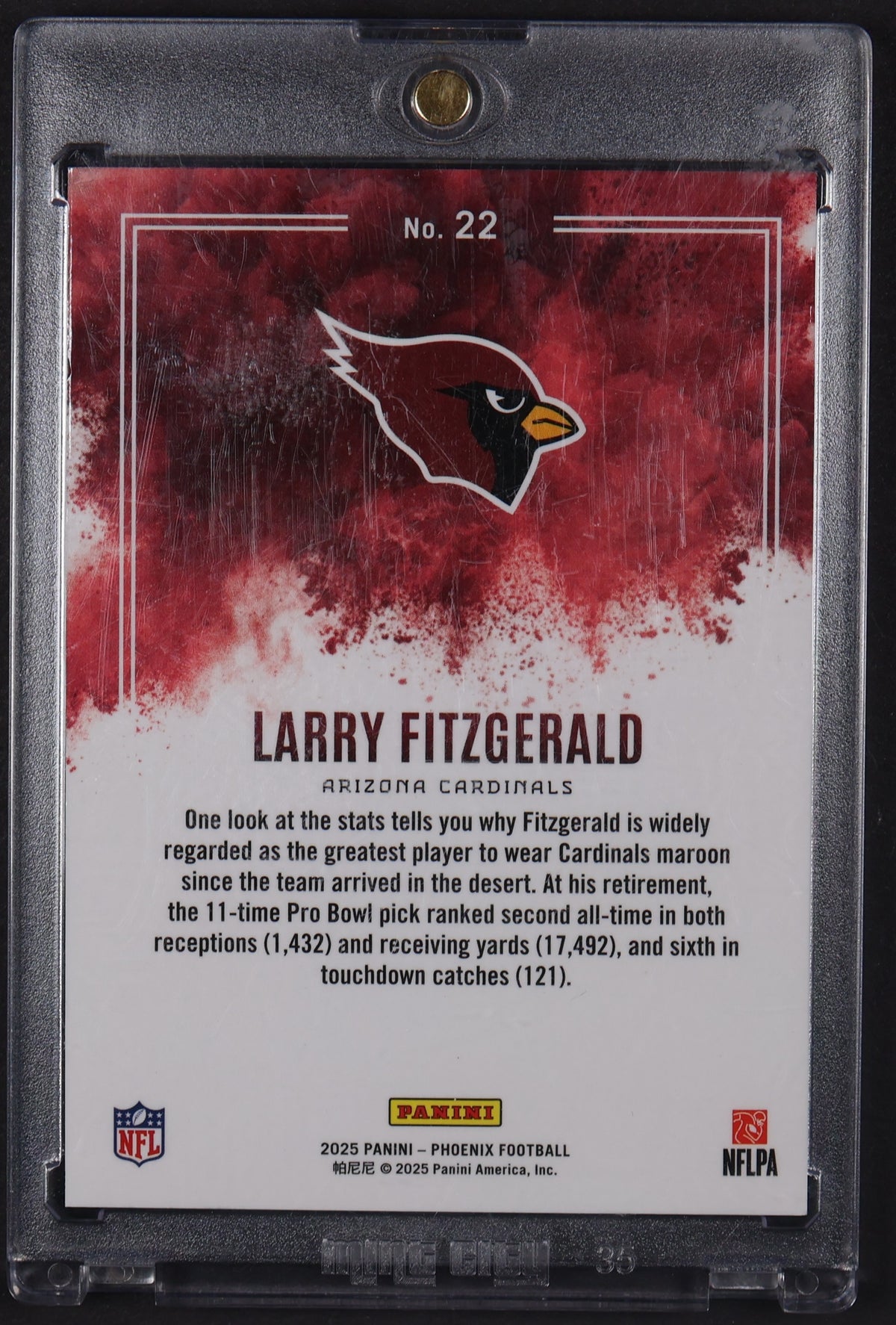 2025 Panini Phoenix #22 Larry Fitzgerald Color Blast