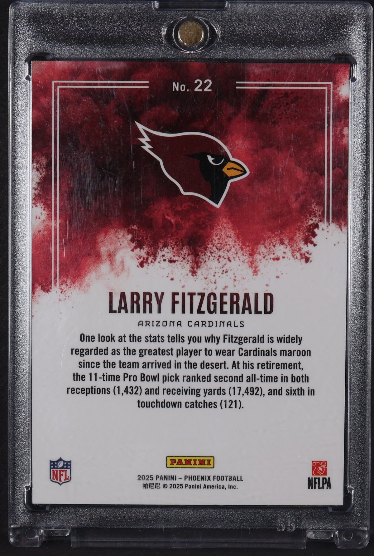 2025 Panini Phoenix #22 Larry Fitzgerald Color Blast