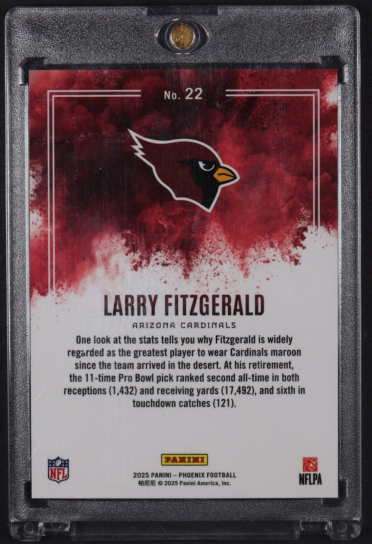 2025 Panini Phoenix #22 Larry Fitzgerald Color Blast