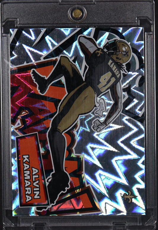 2025 Panini Absolute #9 Alvin Kamara Kaboom! Horizontal