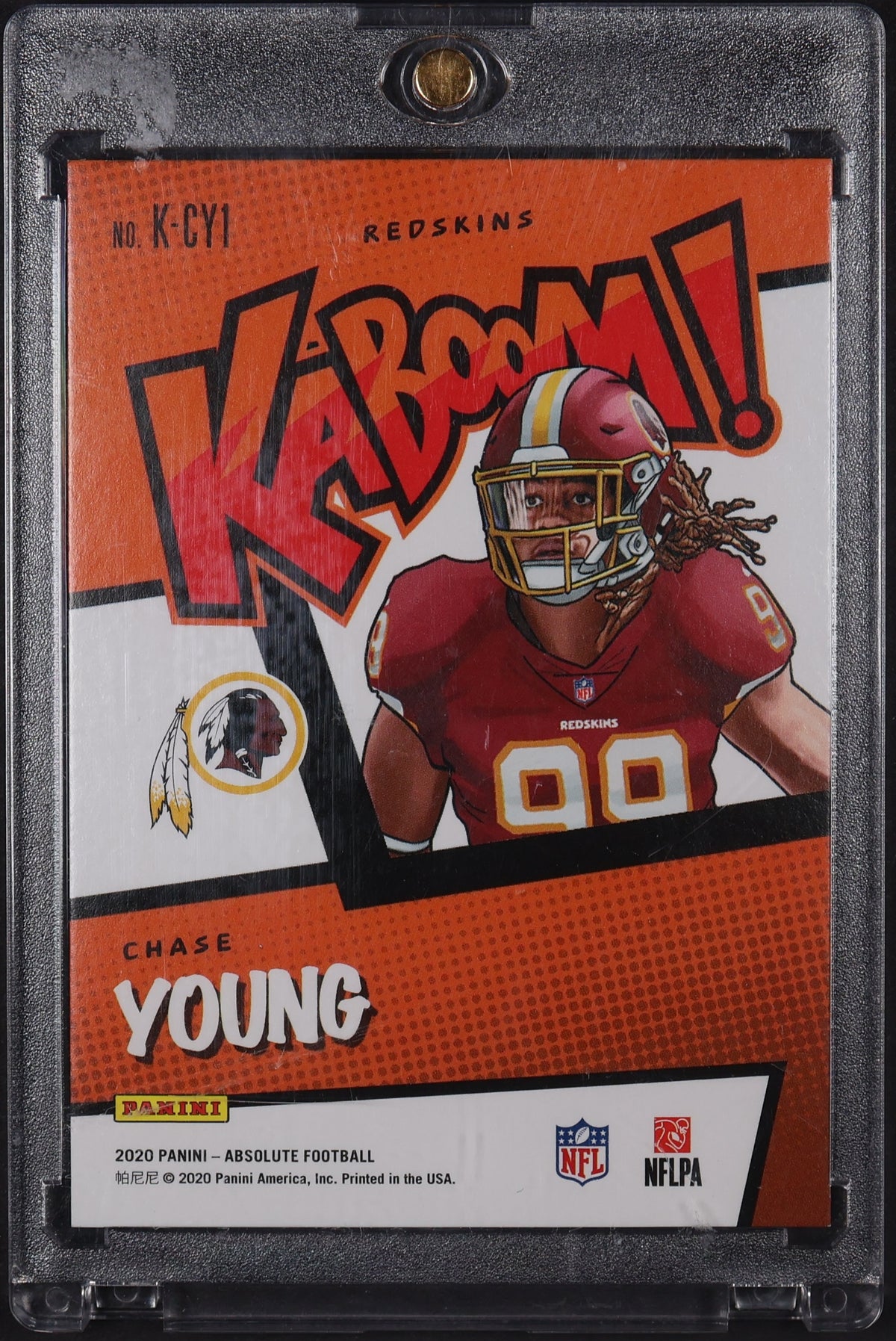 2020 Panini Absolute #K-CY1 Chase Young Kaboom