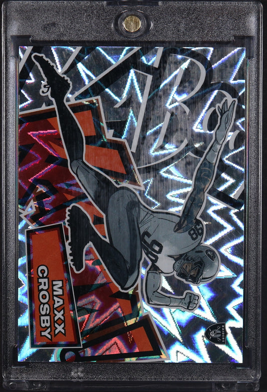 2025 Panini Absolute #2 Maxx Crosby Kaboom! Horizontal