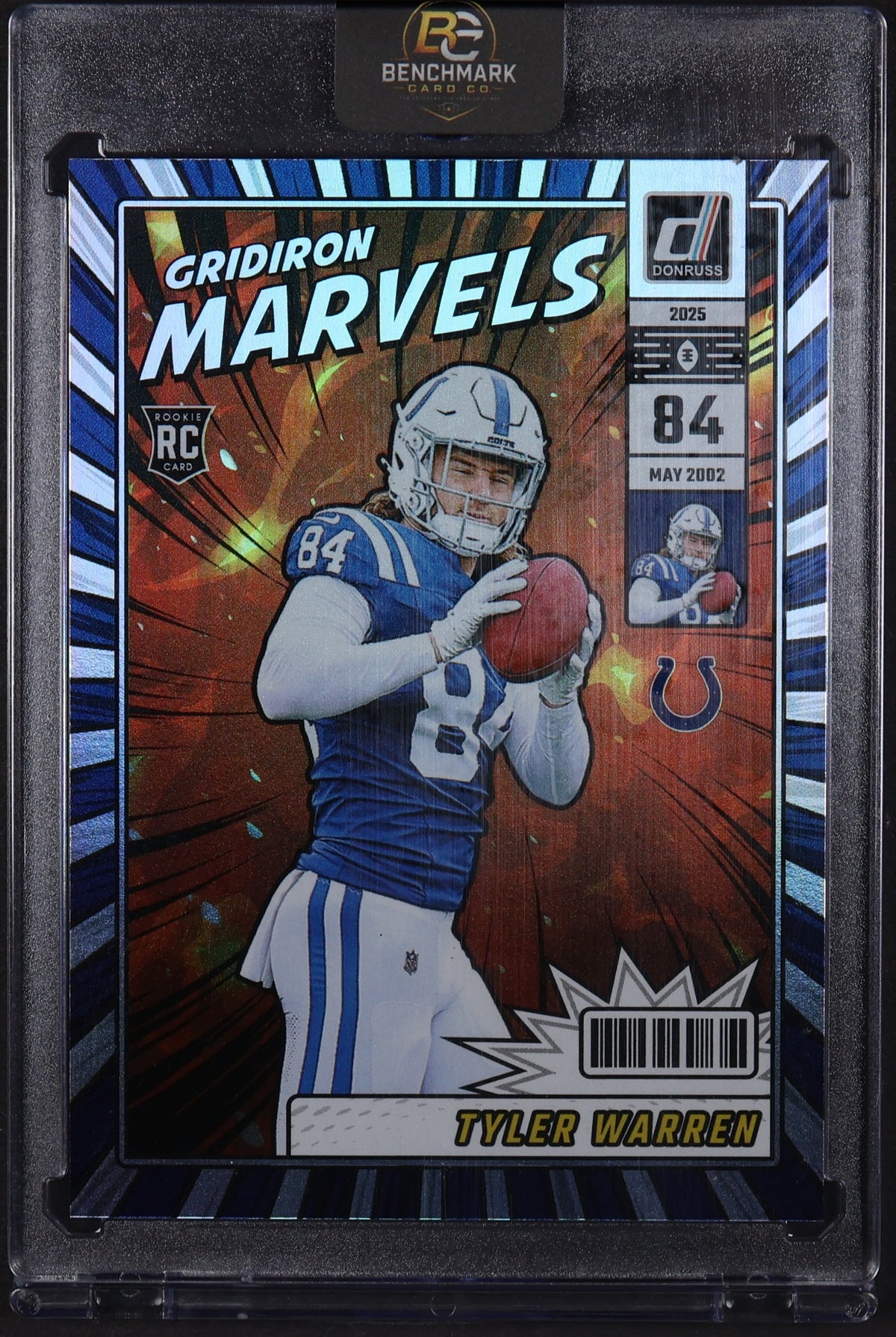 2025 Donruss #GM-TWN Tyler Warren Gridiron Marvels