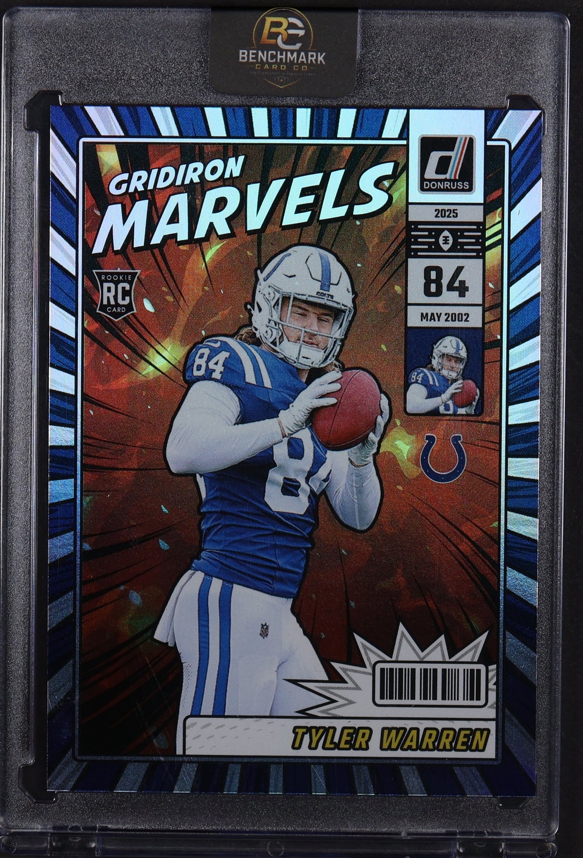 2025 Donruss #GM-TWN Tyler Warren Gridiron Marvels