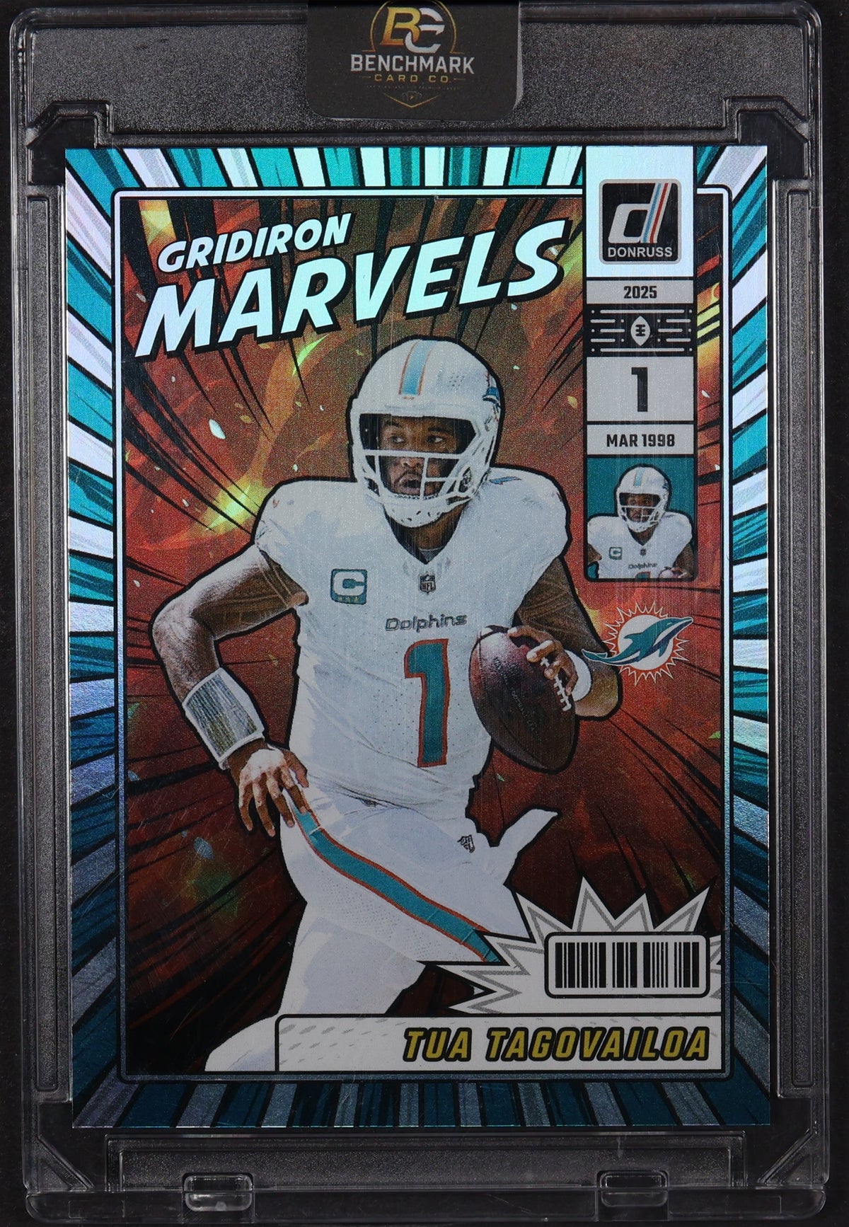 2023 Donruss #GM-TTA Tua Tagovailoa Gridiron Marvels