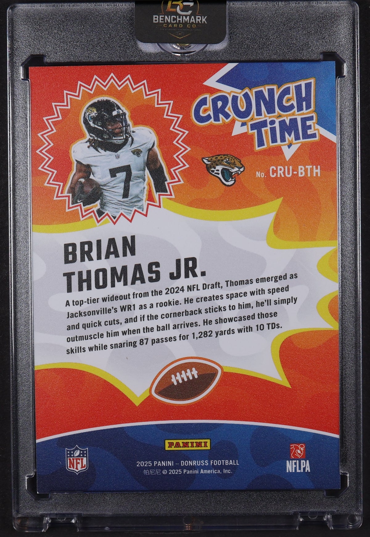2025 Donruss #CRU-BTH Brian Thomas Jr. Crunch Time