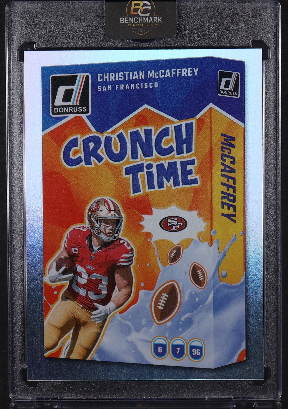 2025 Donruss #CRU-CMC Christian McCaffrey Crunch Time