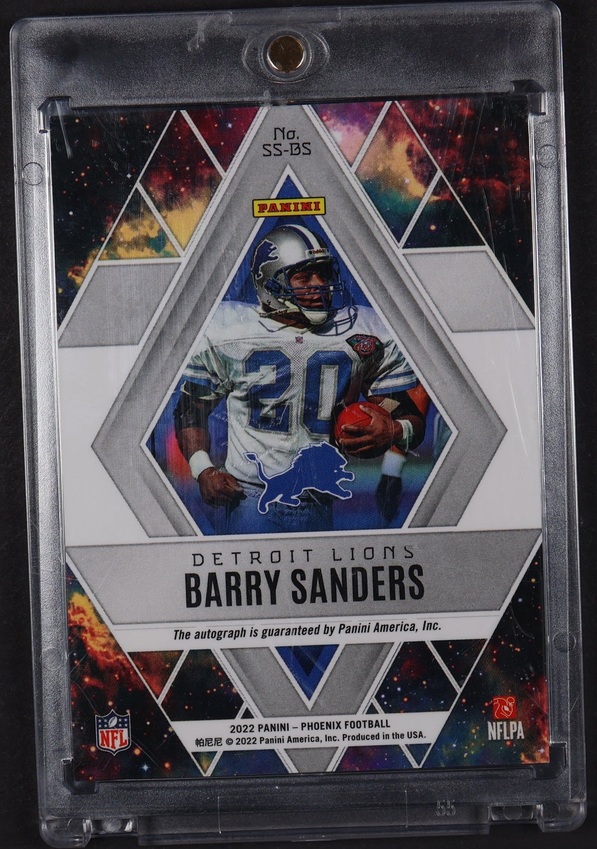 2022 Panini Phoenix #SS-BS Barry Sanders Star Signs