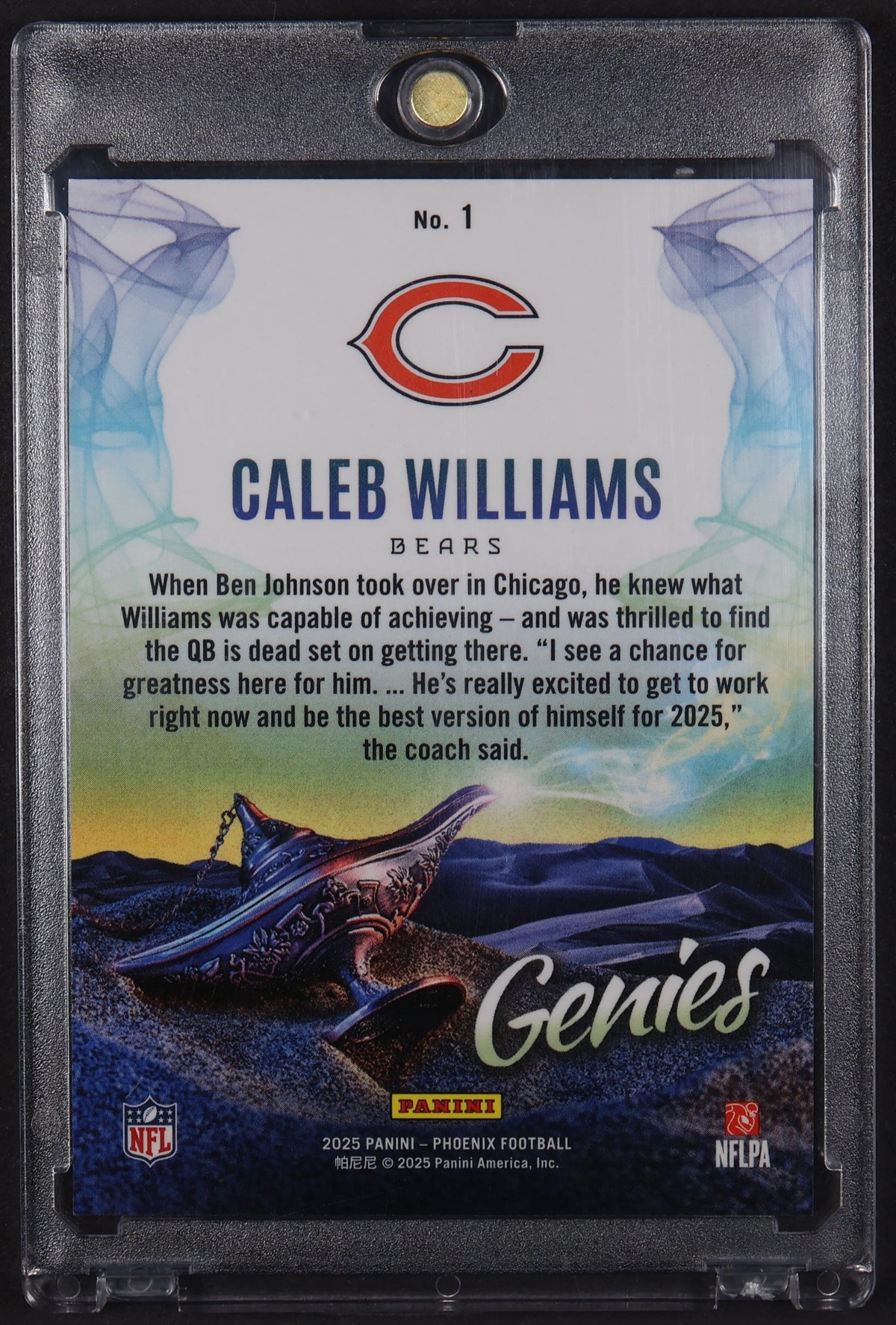 2025 Panini Phoenix #1 Caleb Williams Genies