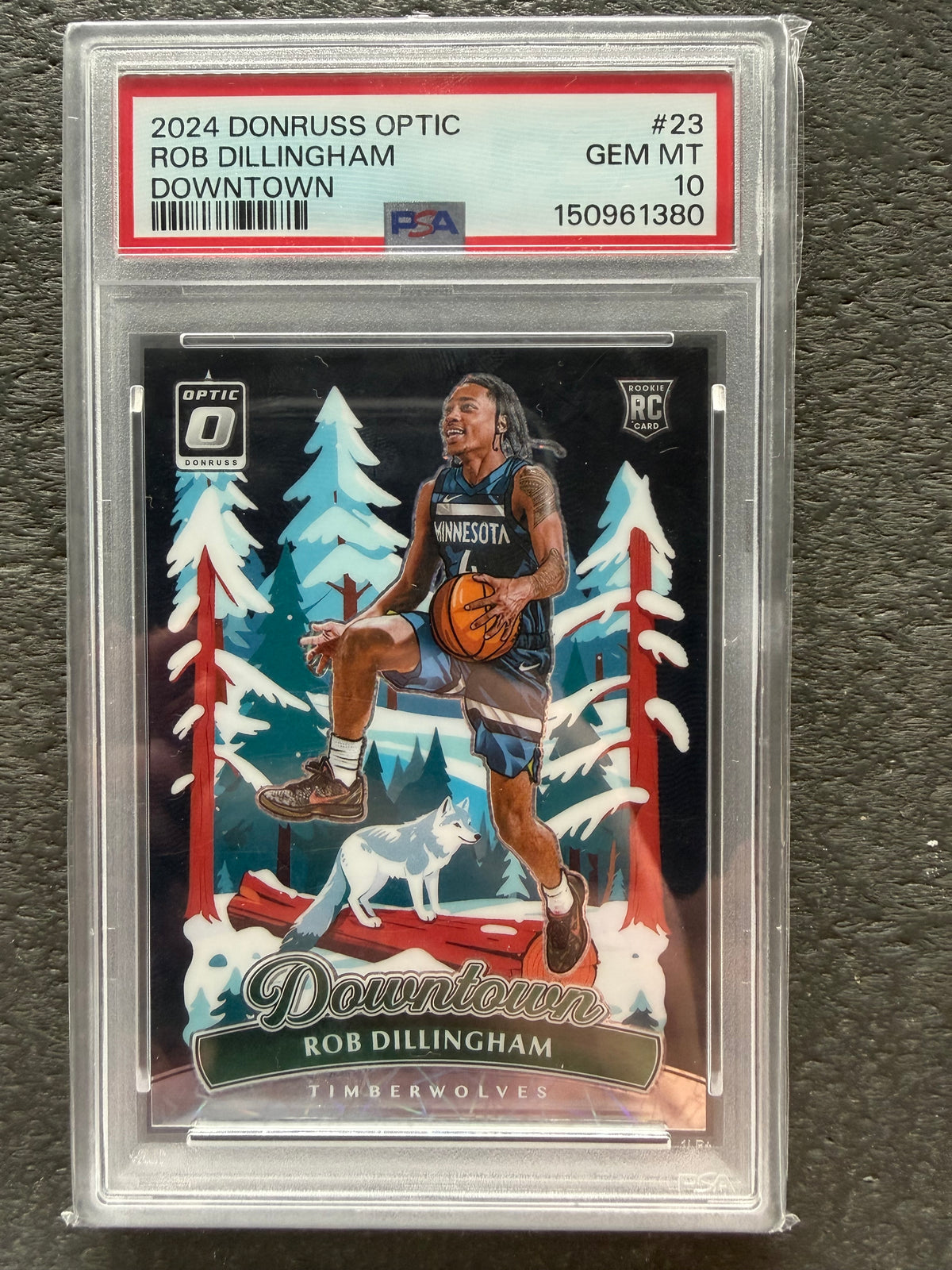 Rob Dillingham 2024 Donruss Optic Downtown SSP Rookie Card (#23)